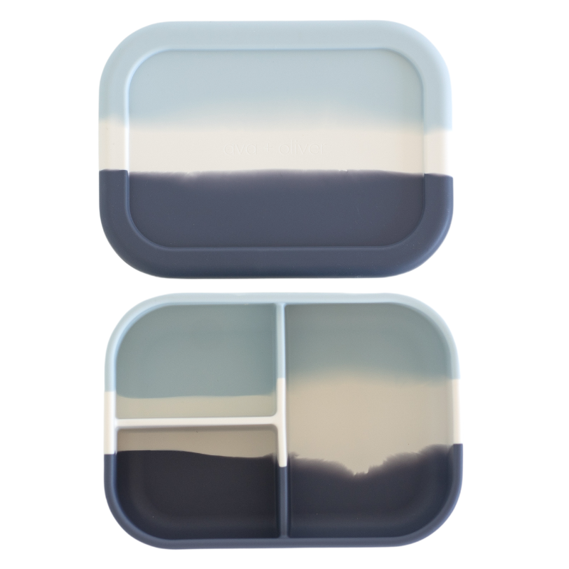 Ava + Oliver: Bento Box | Blue Tie Dye Ava + Oliver: Bento Box | Blue Tie Dye